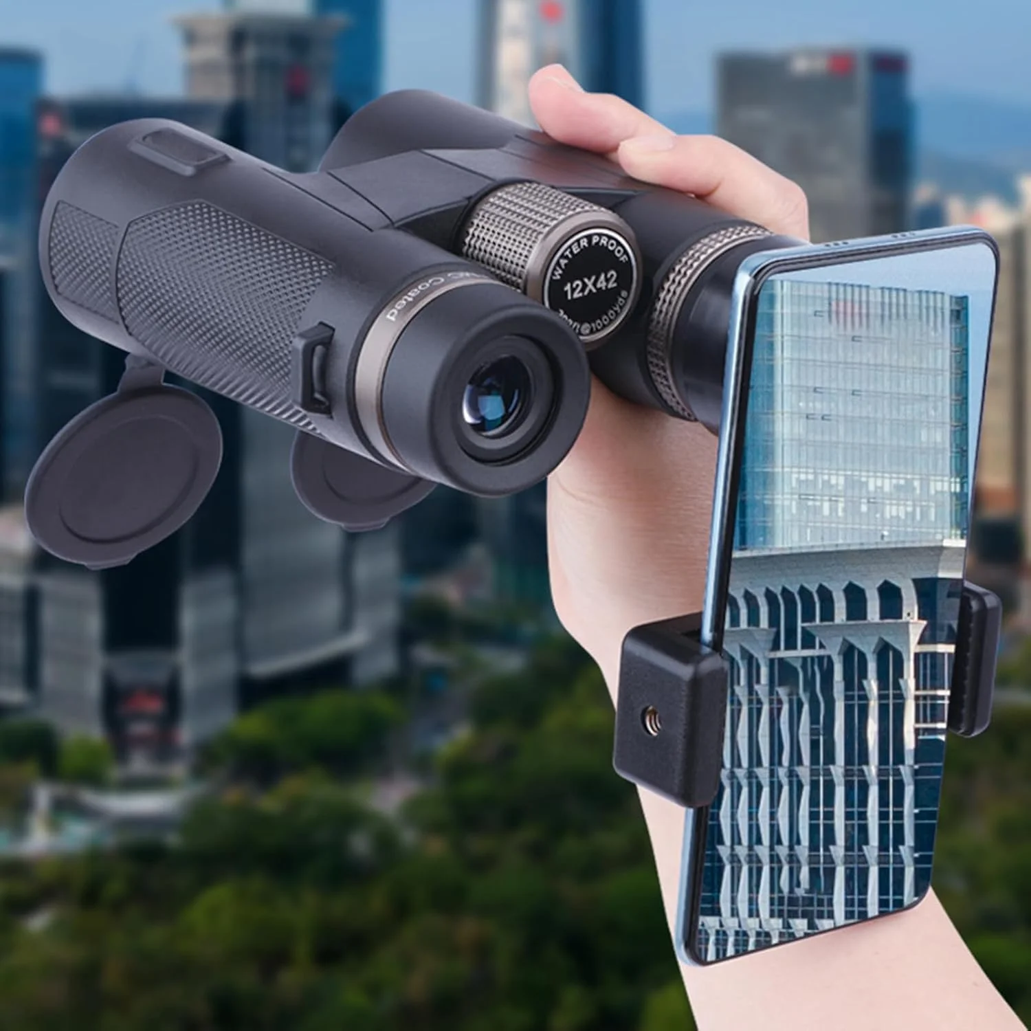 دوربین دوچشمی مسافرتی | دوربین دوچشمی کنسرت | بزرگنمایی 12 برابر ضد آب دید در شب با کیفیت بالا برای بزرگسالان پیاده روی کمپینگ کشتی تفریحی شکار