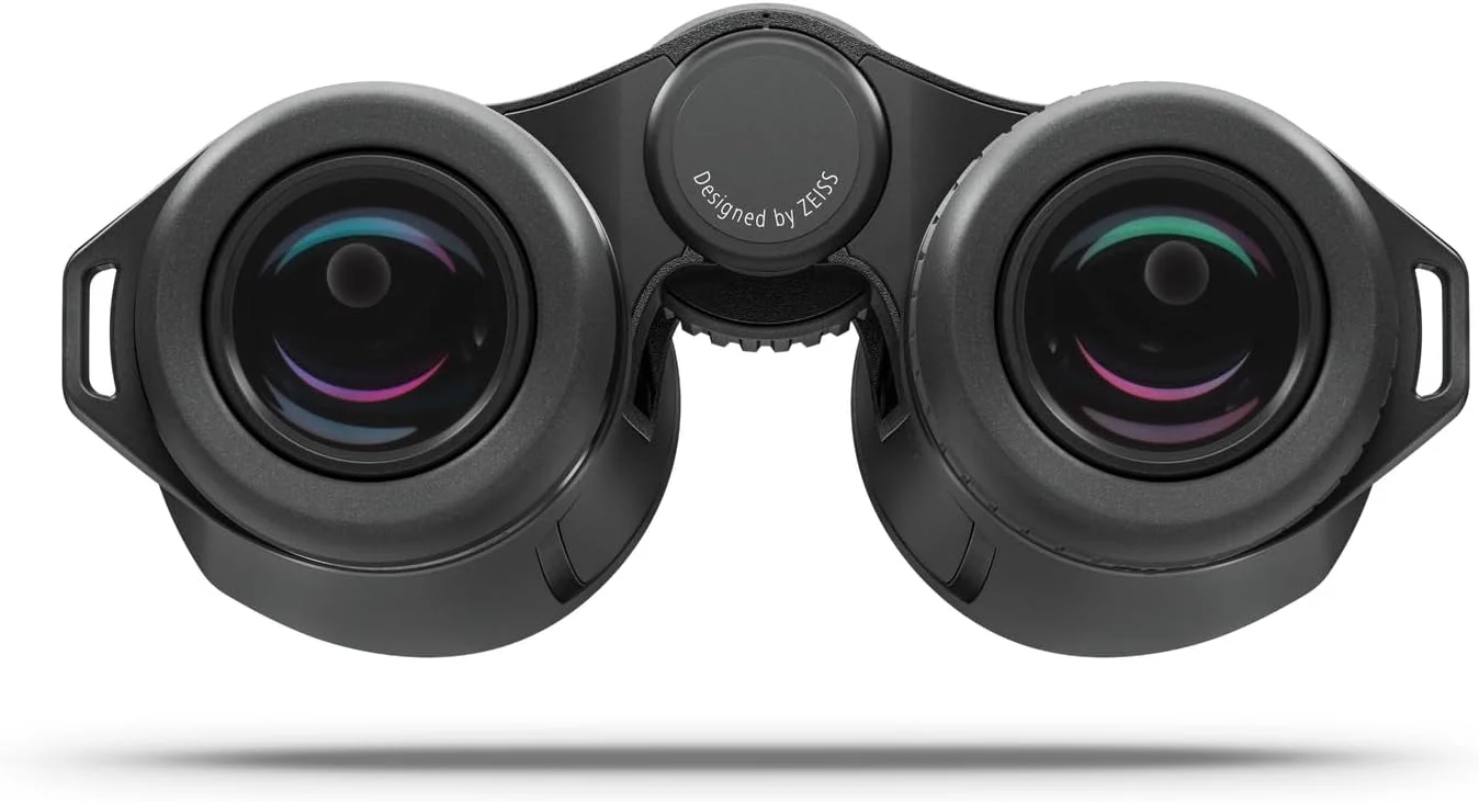 دوربین شکاری زایس SFL سبک وزن، جمع و جور، ضد آب، شیشه با پوشش وضوح فوق العاده بالا برای تماشای پرندگان و شکار در نور کم و غروب با SmartFocus، مشکی (10x50)