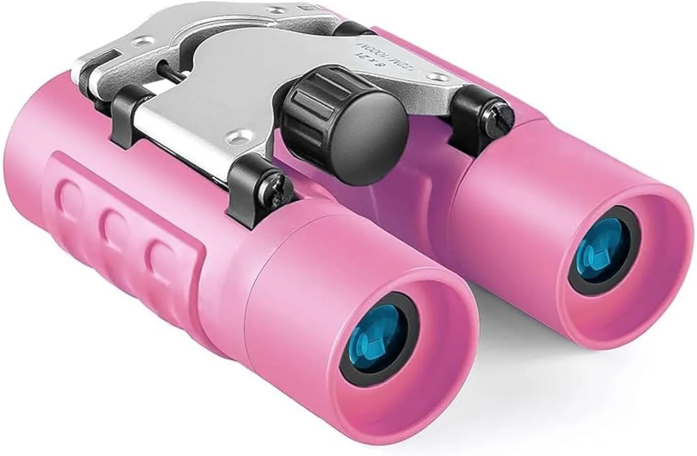 دوربین شکاری کوچک و قدرتمند 8x21، دوربین سبک وزن جمع و جور برای کنسرت، تئاتر، اپرا، دوربین شکاری جیبی کوچک برای پیاده روی، تماشای پرندگان برای بزرگسالان و کودکان در فضای باز، شکار، مسافرت (8x21 صورتی)