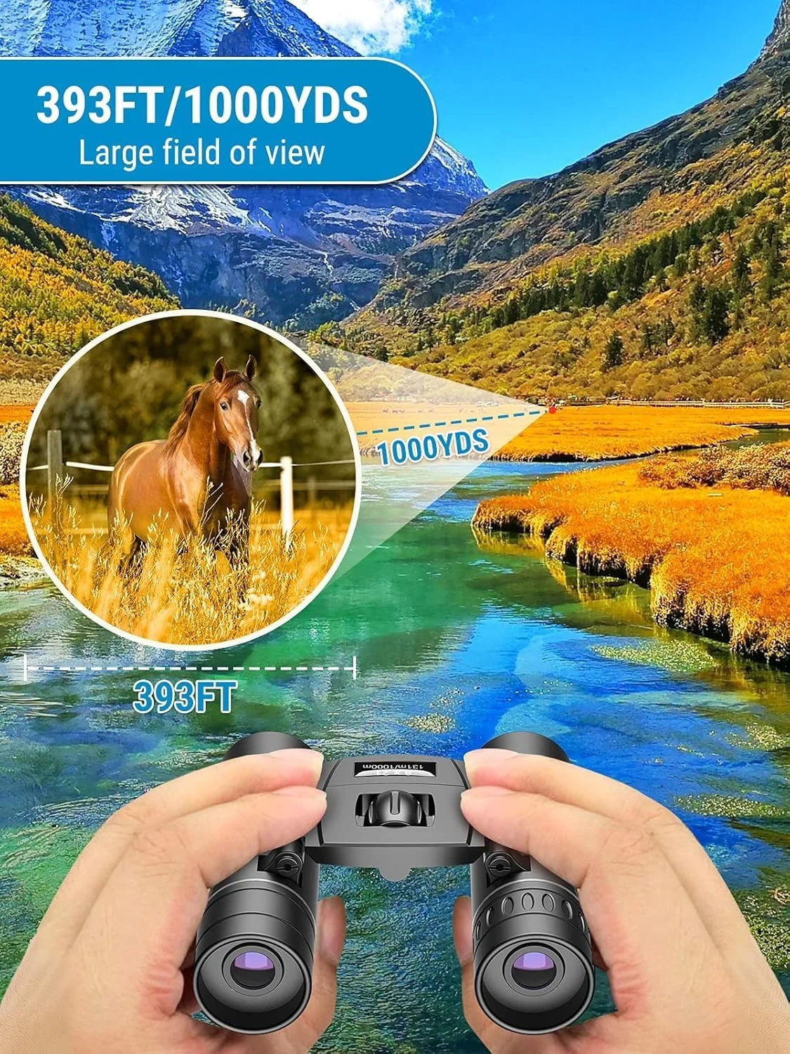 دوربین شکاری کوچک 8x21 سبک و جمع و جور برای کنسرت، تئاتر، اپرا، دوربین شکاری جیبی کوچک با لنز FMc برای مسافرت، پیاده روی، تماشای پرندگان برای بزرگسالان و کودکان
