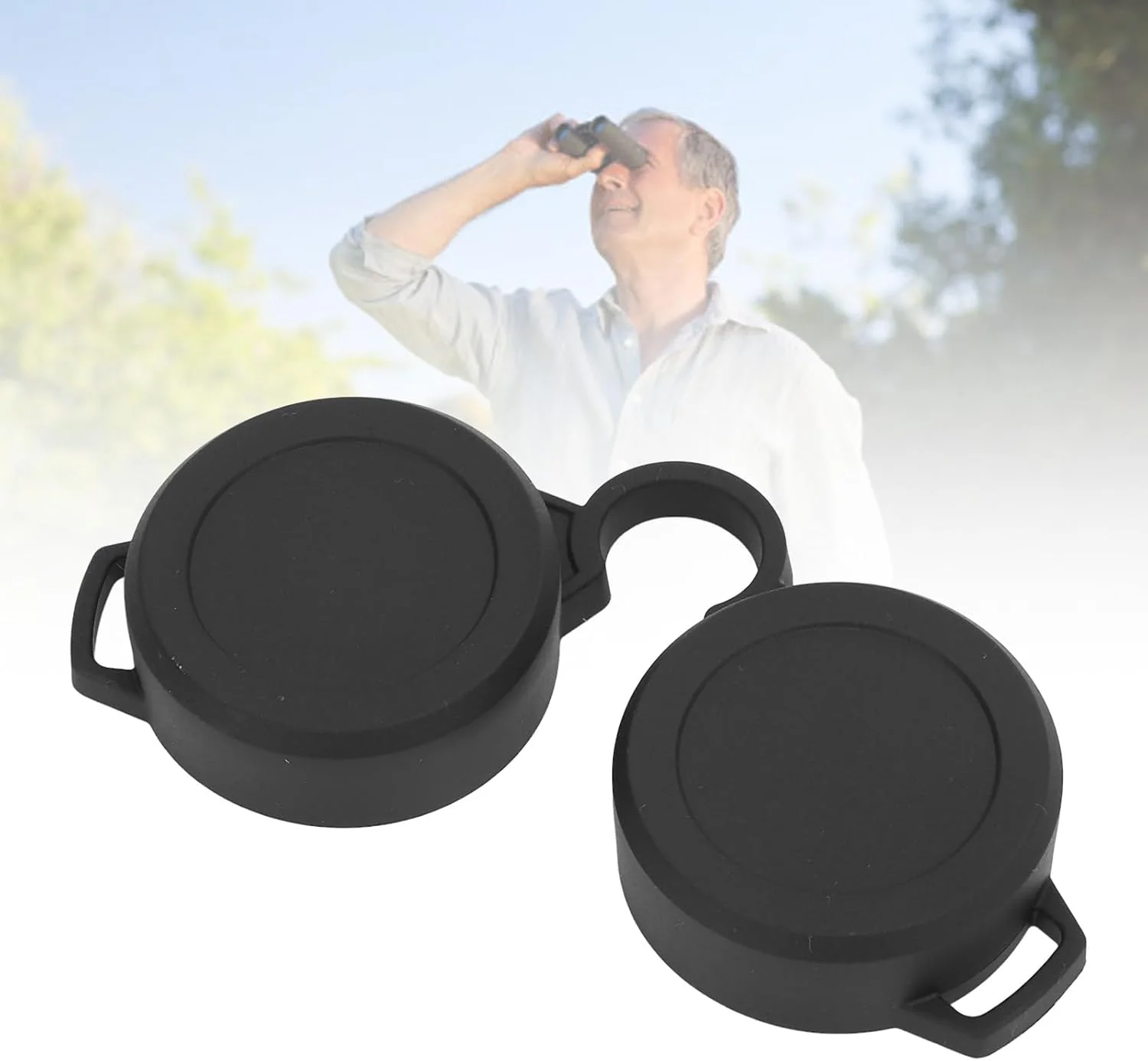 روکش محافظ باران، گرد و غبار و چشمی دوربین شکاری انعطاف پذیر با بند، 42-45 میلی متر مناسب برای 8x30، 10x30، 8x42، 10x42، 8x50، 10x50، لوازم جانبی محافظ لاستیکی روکش محافظ باران، گرد و غبار و چشمی دوربین شکاری انعطاف پذیر با بند، 42-45 میلی متر مناسب برای 8x30، 10x30، 8x42، 10x42، 8x50، 10x50، لوازم جانبی محافظ لاستیکی