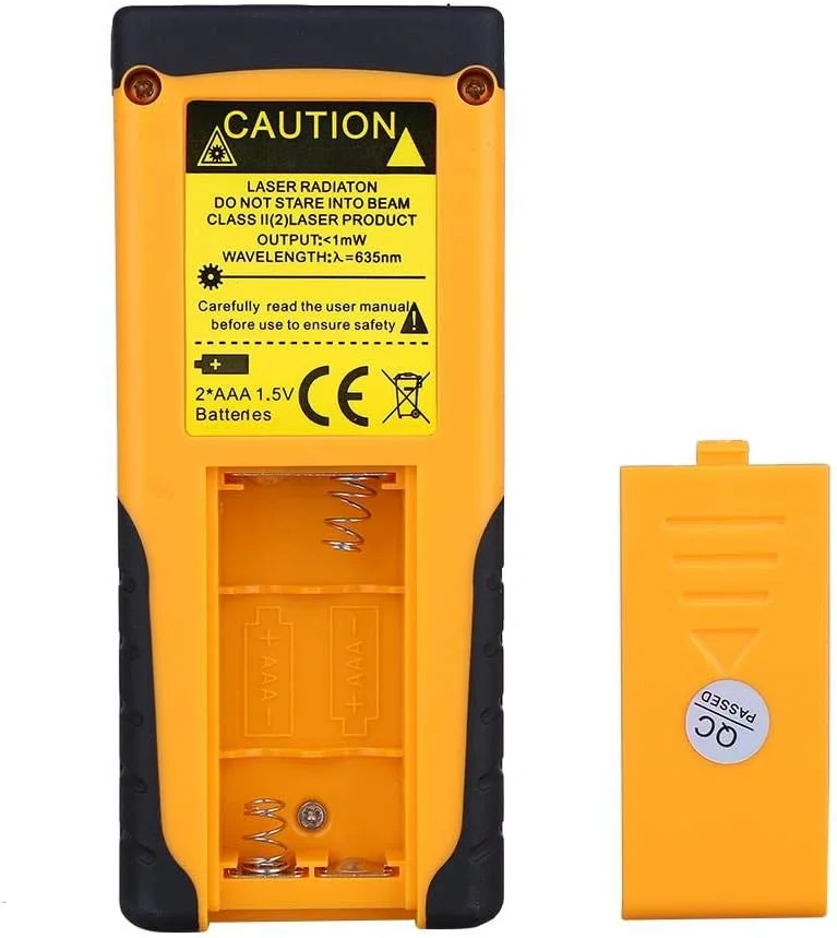 متر فاصله یاب لیزری دیجیتال دستی با دقت بالا و طراحی جمع و جور (40 متر)