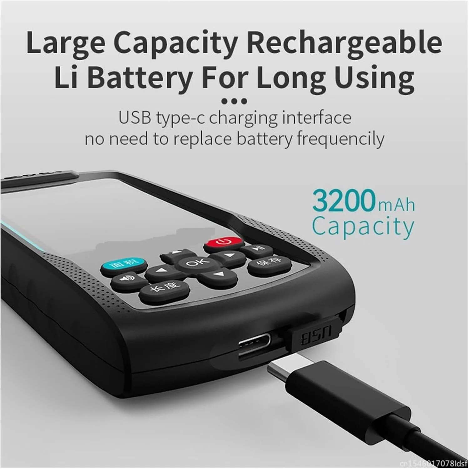 دستگاه مسیریاب GPS دستی، ابزار اندازه گیری مساحت زمین MC8066C، پشتیبانی از اندازه گیری هوایی یا پیاده روی (8066A)