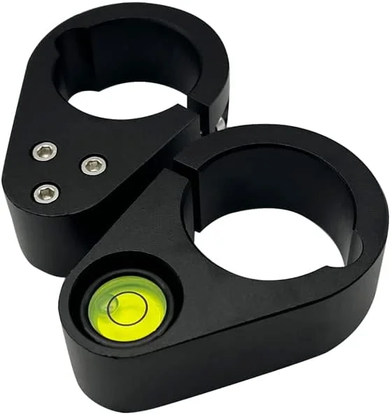 2 عدد تراز حبابی سبز برای میله مرکزی فیبر کربن، میله اندازه گیری تاول، لوازم جانبی نقشه برداری، قطر سوراخ 32 میلی متر، فلزی