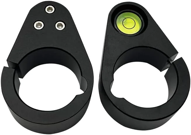 2 عدد تراز حبابی سبز برای میله مرکزی فیبر کربن، میله اندازه گیری تاول، لوازم جانبی نقشه برداری، قطر سوراخ 32 میلی متر، فلزی