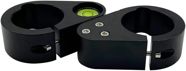 2 عدد تراز حبابی سبز برای میله مرکزی فیبر کربن، میله اندازه گیری تاول، لوازم جانبی نقشه برداری، قطر سوراخ 32 میلی متر، فلزی