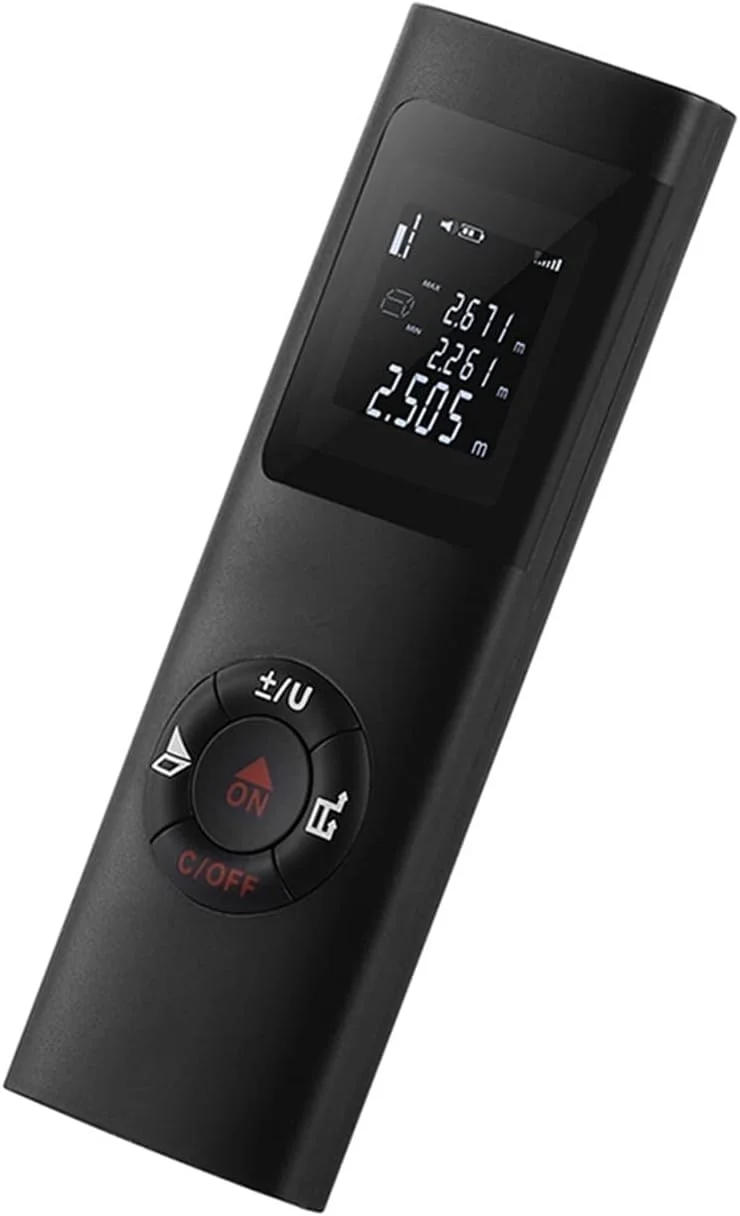 فاصله یاب لیزری دیجیتال 40 متری، متر قابل حمل USB، محدوده یاب مادون قرمز