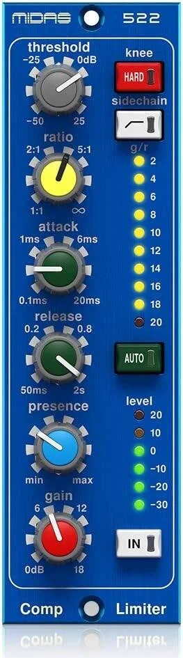 کمپرسور/لیمیتِر پریمیوم سری 500 میداس مدل 522 V2