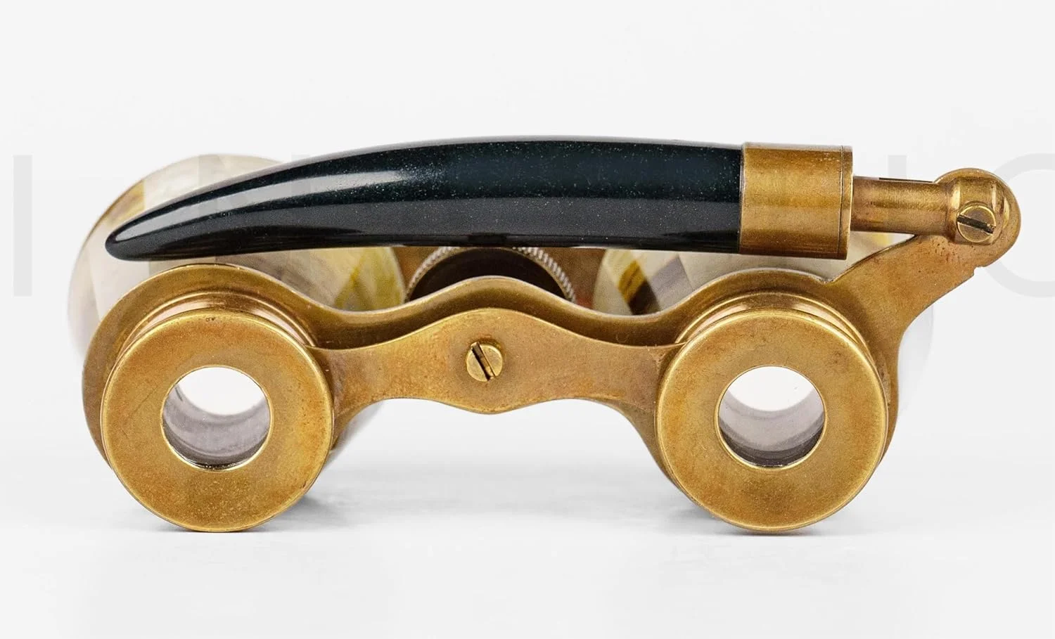 دوربین تئاتر مروارید کاپیتان با بدنه برنجی - 6.35 سانتی متر، جمع و جور، فوکوس مرکزی، منشور سقفی، بزرگنمایی 3 برابر، میدان دید 5 درجه، ساخته شده با مواد لوکس دست ساز