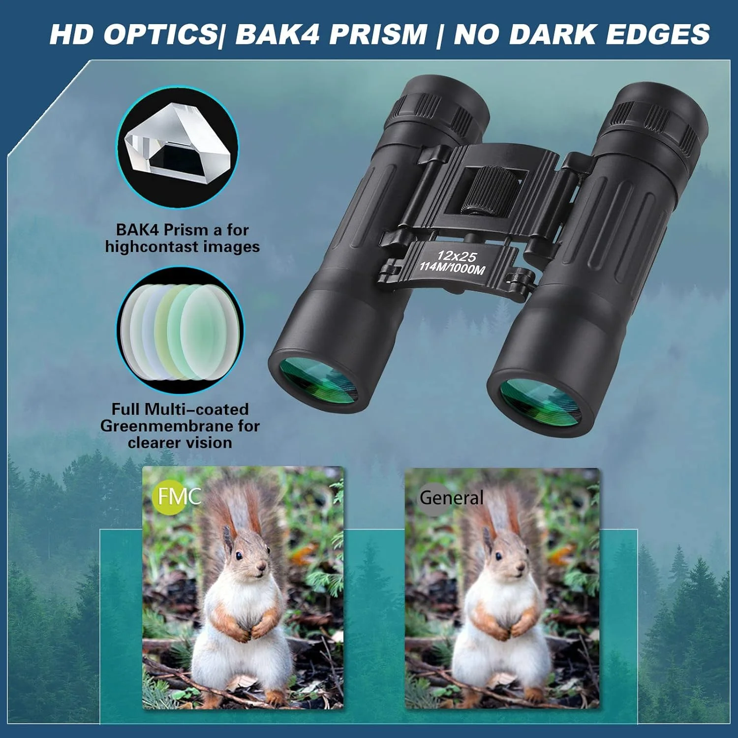 دوربین شکاری فشرده 12x25، دوربین دوچشمی با قدرت بالا و فوکوس آسان، دوربین چشمی بزرگ قابل حمل برای بزرگسالان، کودکان، تماشای پرندگان، کنسرت اپرا، مسافرت، پیاده روی، مناظر فضای باز، شکار دوربین شکاری فشرده 12x25، دوربین دوچشمی با قدرت بالا و فوکوس آسان، دوربین چشمی بزرگ قابل حمل برای بزرگسالان، کودکان، تماشای پرندگان، کنسرت اپرا، مسافرت، پیاده روی، مناظر فضای باز، شکار