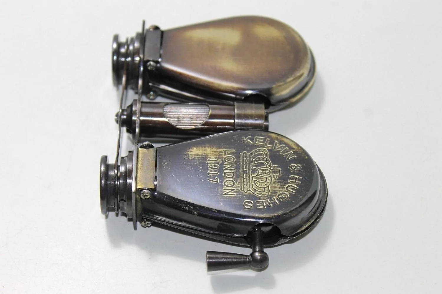 دوربین شکاری جیبی تاشو برنجی مدل Aayraa Nautical London 1917