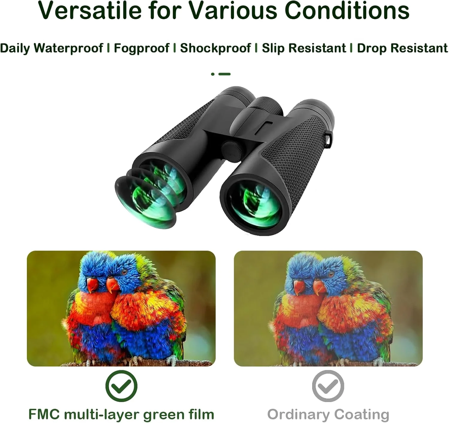 دوربین شکاری اپرا 3X25، دوربین کوچک جمع و جور و سبک وزن، با زنجیر برای بزرگسالان، کودکان و زنان در کنسرت موسیقی