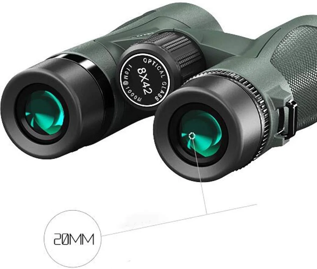دوربین دوچشمی 8X42|10×42 میدان دید وسیع - سبک وزن برای تماشای پرندگان، شکار، ورزش، نیتروژن شناور، ضد آب، دید دور دوربین دوچشمی 8X42|10×42 میدان دید وسیع - سبک وزن برای تماشای پرندگان، شکار، ورزش، نیتروژن شناور، ضد آب، دید دور