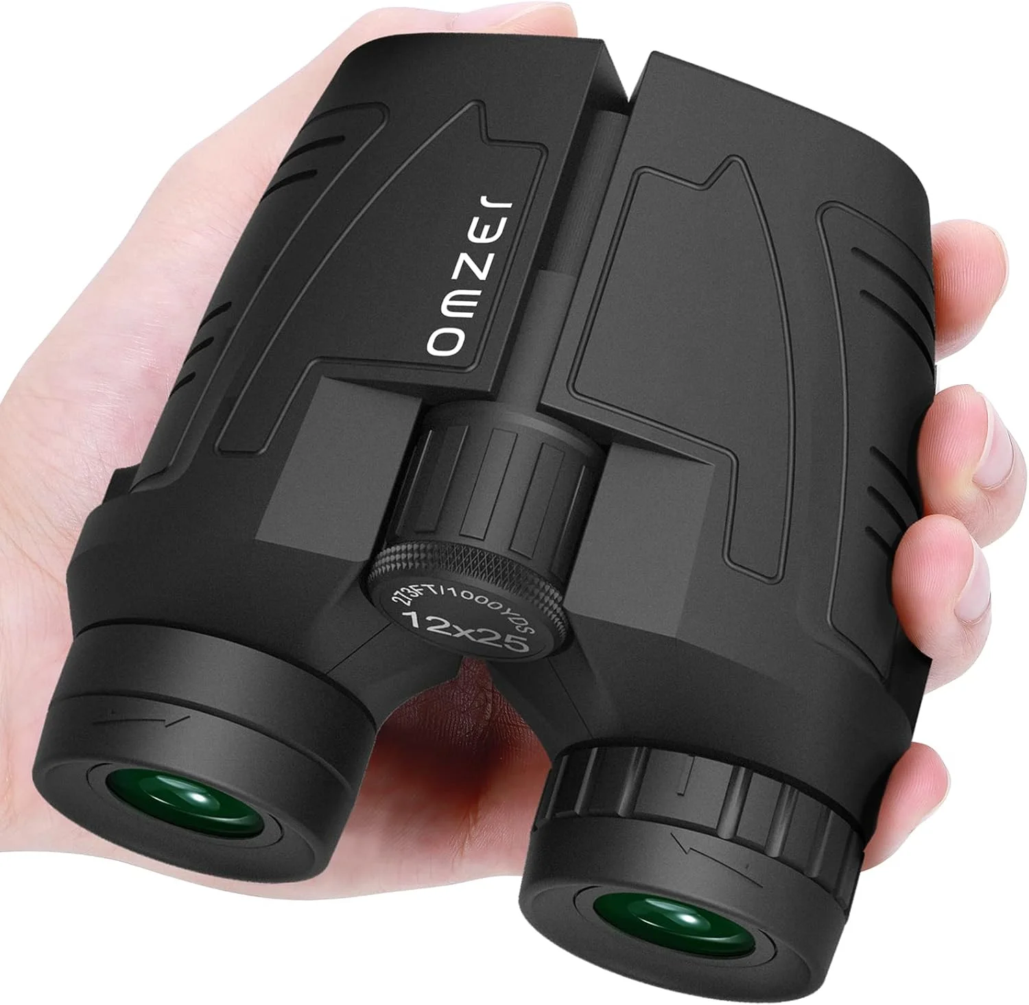دوربین شکاری فشرده 12x25 OMZER با چشمی بزرگ، منشور BAK4 با قدرت بالا، ضد آب، سبک وزن، با فوکوس آسان برای بزرگسالان، کودکان، شکار، پیاده روی، کمپینگ، تماشای پرندگان، مسافرت