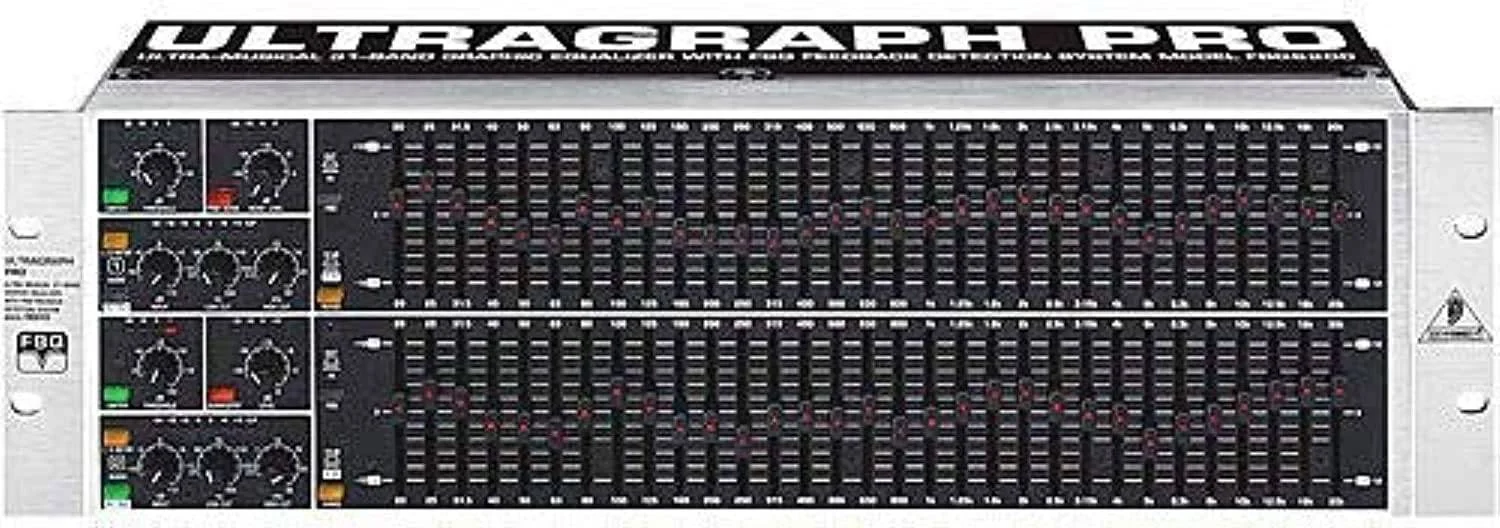 اکولایزر گرافیکی ۳۱ باندی دو کاناله Behringer ULTRAGRAPH-PRO FBQ6200HD