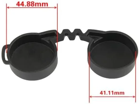 درب لنز لاستیکی 10x42 برای دوربین های دوچشمی + محافظ باران