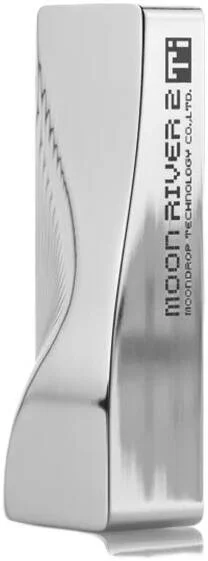 MOONDROP MoonRiver 2 TI DAC/AMP قابل حمل، محدوده دینامیکی 131dB، محدوده فرکانس 7Hz-85kHz، دارای 2 تراشه CS43198، کنترل صدای صاف 100 مرحله ای DAC، تیتانیوم | MoonRiver 2