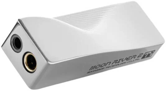 MOONDROP MoonRiver 2 TI DAC/AMP قابل حمل، محدوده دینامیکی 131dB، محدوده فرکانس 7Hz-85kHz، دارای 2 تراشه CS43198، کنترل صدای صاف 100 مرحله ای DAC، تیتانیوم | MoonRiver 2