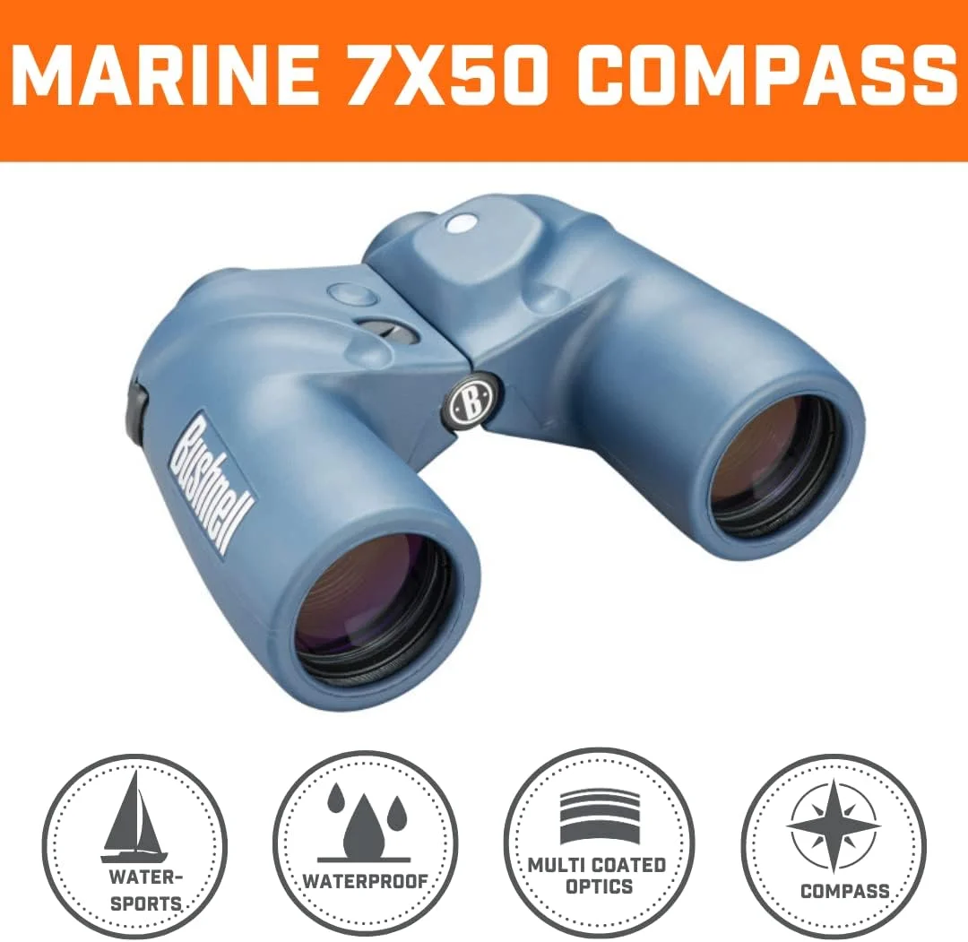 دوربین دوچشمی با قطب نما، 7x50