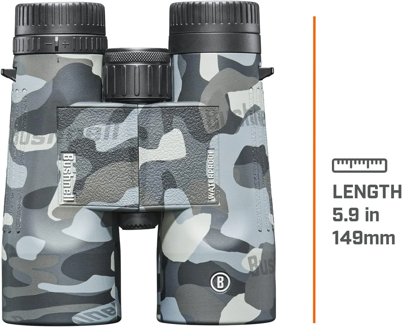 دوربین دوچشمی بوشنل Blackout Camo 10x42 IPX7 ضد آب با لنزهای پوشش داده شده چند لایه و روکش لاستیکی بادوام، دوربین دوچشمی برای شکار، قایق‌رانی و تماشای پرندگان