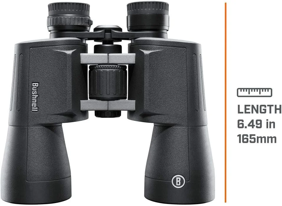 دوربین دوچشمی بوشنل PowerView 2، دوربین دوچشمی با وضوح بالا با لنزهای چند لایه، شاسی آلیاژ آلومینیوم بادوام، میدان دید گسترده، ایده آل برای مشاهده حیات وحش، پیاده روی و رویدادهای ورزشی