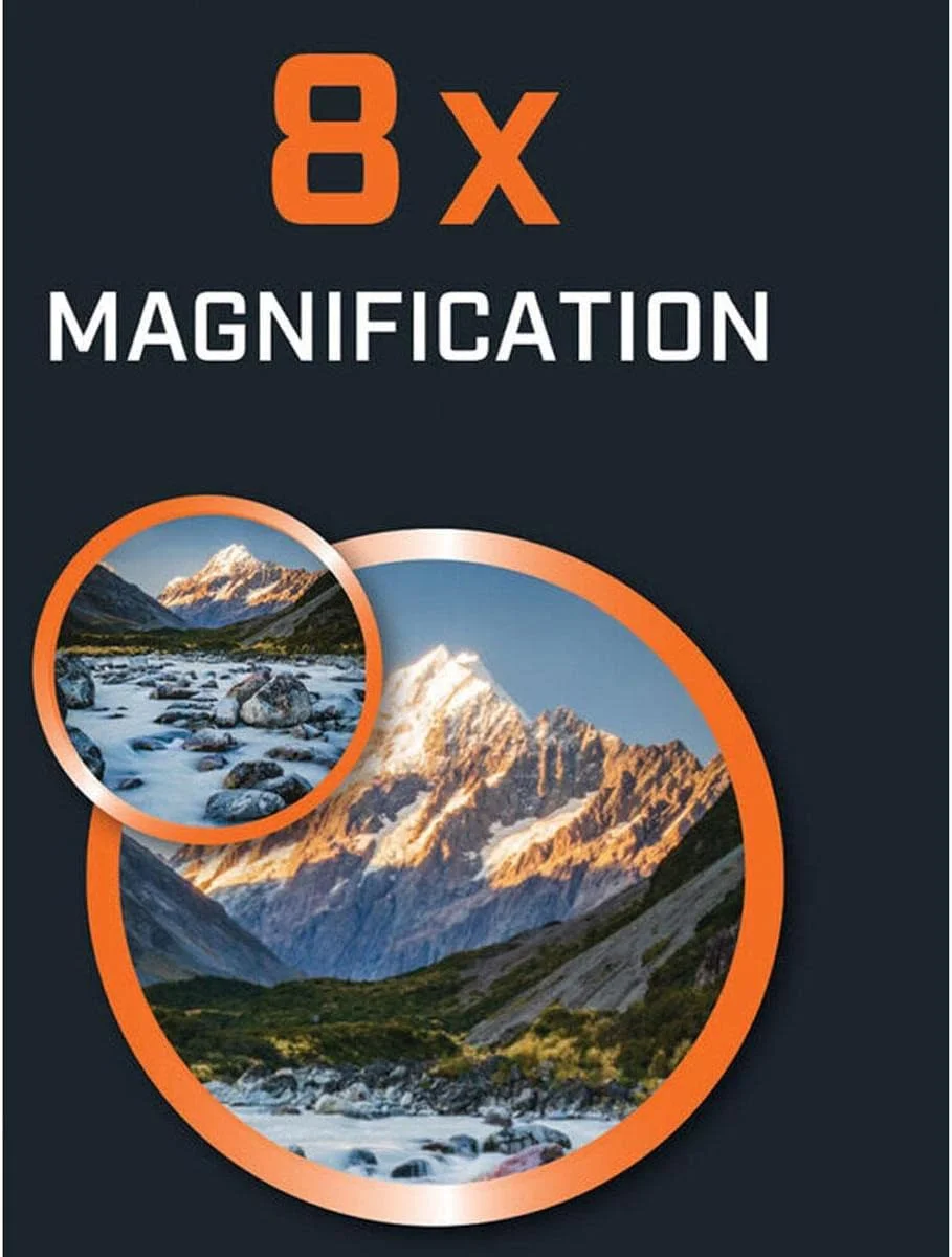 دوربین دوچشمی بوشنل PowerView 2، دوربین دوچشمی با کیفیت بالا و لنزهای چند لایه، شاسی آلیاژ آلومینیوم بادوام، میدان دید گسترده، ایده آل برای مشاهده حیات وحش، پیاده روی و رویدادهای ورزشی