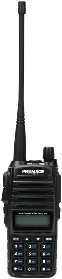 دستگاه های رادیویی دو طرفه پرومج کانکت PC-WT820، دارای VOX، 50 CTCSS/ 104 DCS، جستجو/اسکن تن، آماده به کار دوگانه، قابل برنامه ریزی با کامپیوتر، تایمر تایم اوت فرستنده، قفل کانال مشغول، مشکی | PC-WT820