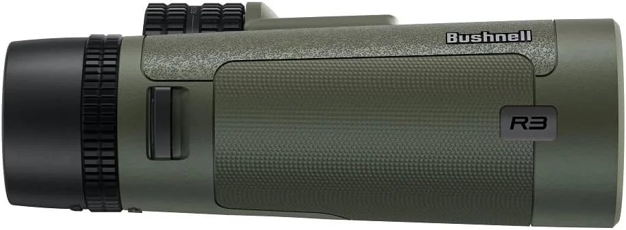 دوربین دوچشمی بوشنل R3 به همراه بند سینه‌بند Vault Lite Bino، سیستم اپتیک HD، لنزهای پوشش داده شده چند لایه، پوشش EXO Barrier، ضد آب IPX7 - دوربین دوچشمی برای تماشای پرندگان و مشاهده حیات وحش