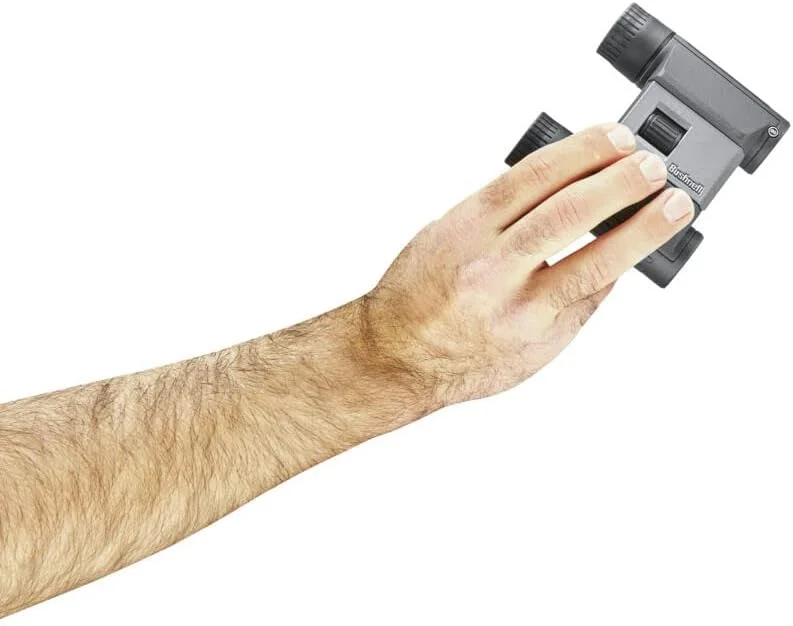 دوربین دوچشمی بوشنل Powerview 2 8x21 برای تماشای پرندگان - منشور سقفی تاشو و جمع و جور، سبک وزن، مناسب برای مسافرت، اپتیک چند لایه و کیف حمل