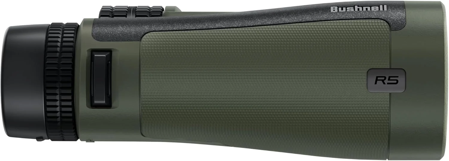 دوربین دوچشمی بوشنل R5 12x50 به همراه بند سینه‌ای Vault Lite Bino، پوشش‌های فاز 3، پوشش‌های دی الکتریک، لایه محافظ EXO، ضد آب IPX7 - دوربین دوچشمی برای مشاهده از راه دور و شکار