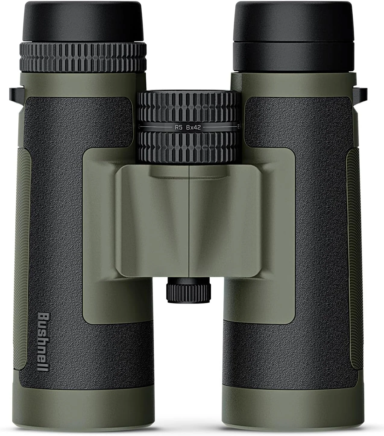 دوربین شکاری بوشنل R5 8x42 به همراه بند سینه‌ای Vault Lite Bino، پوشش فاز 3، پوشش دی الکتریک، لایه محافظ EXO، ضد آب IPX7 - دوربین شکاری برای شکار و تماشای پرندگان
