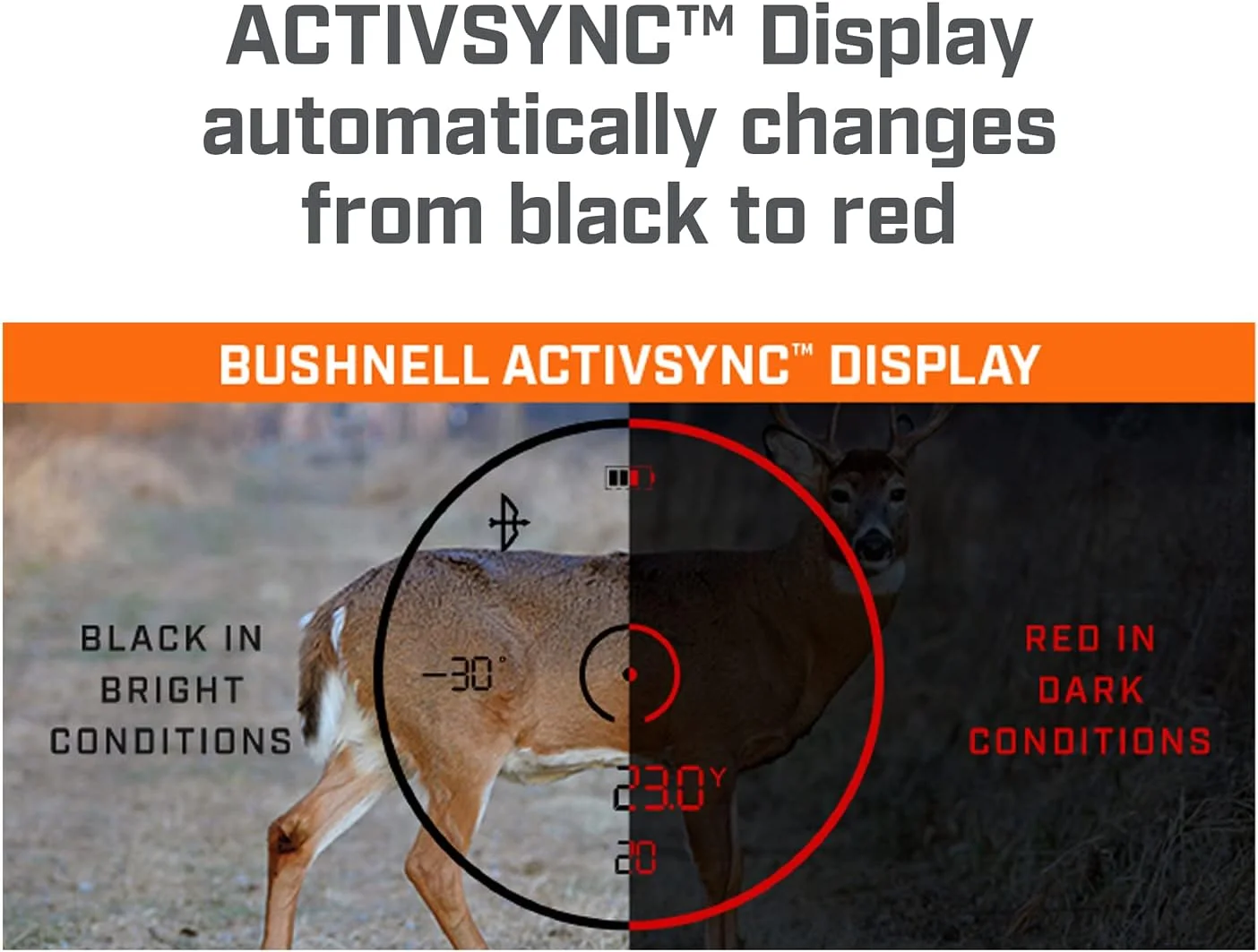 دوربین دوچشمی مسافت یاب بوشنل Fusion X 10x42mm، دوربین شکاری با مسافت یاب داخلی، محدوده زاویه و حالت های جبران افت گلوله