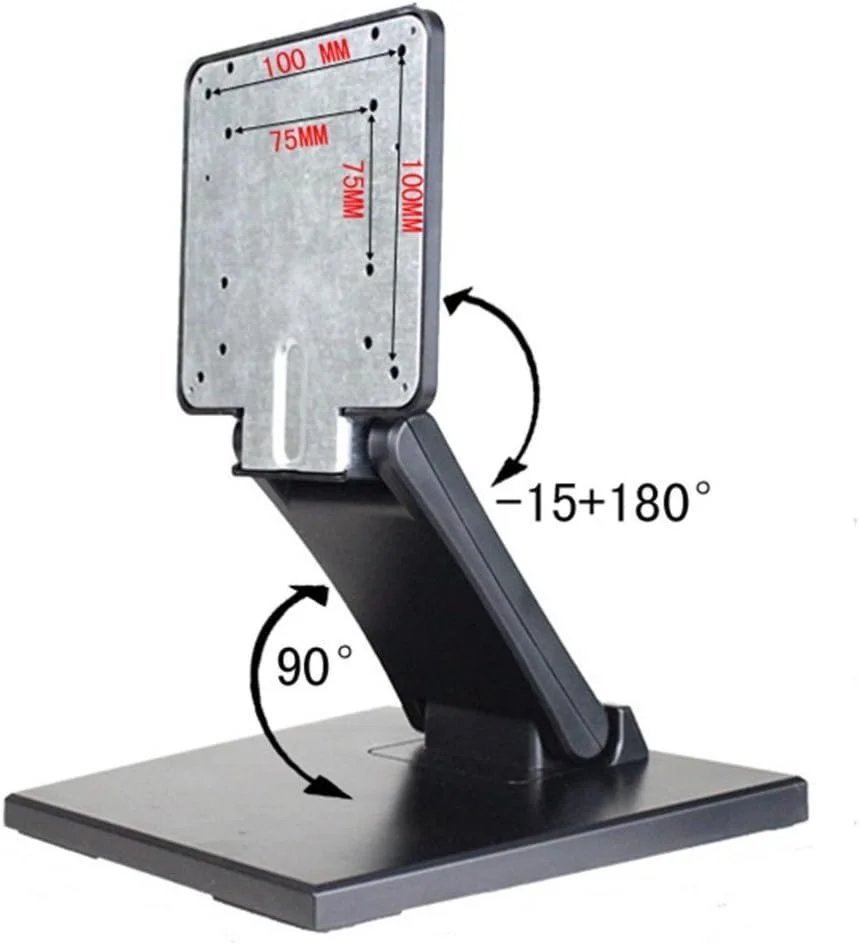 پایه رومیزی مانیتور فلزی تاشو و قابل تنظیم Wearson WS-03A با سوراخ VESA (75x75 میلی متر و 100x100 میلی متر)