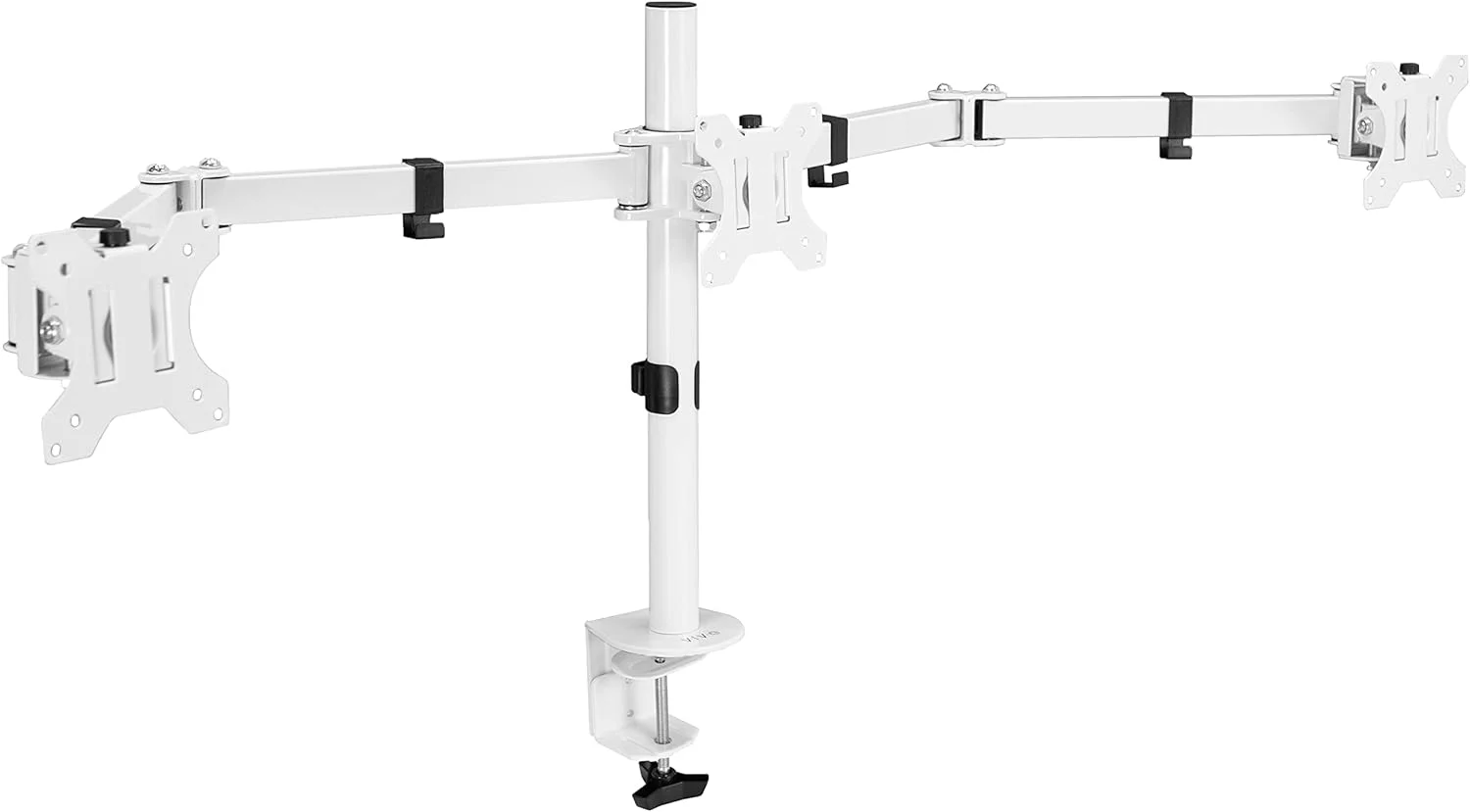 پایه رومیزی سه مانیتوره قابل تنظیم ویوو، نگهدارنده سه گانه، مناسب برای 3 صفحه نمایش تا 24 اینچ، سفید، STAND-V003YW