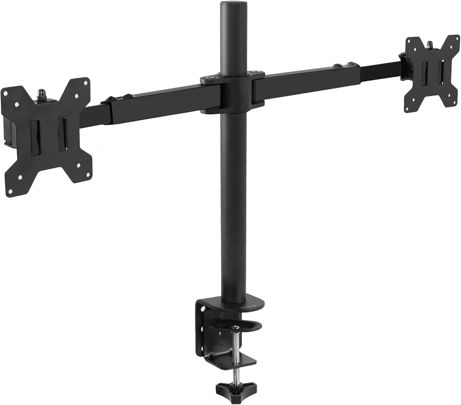 پایه رومیزی دو مانیتوره خمیده افقی VIVO مناسب برای مانیتورهای تا 27 اینچ (STAND-V002E)