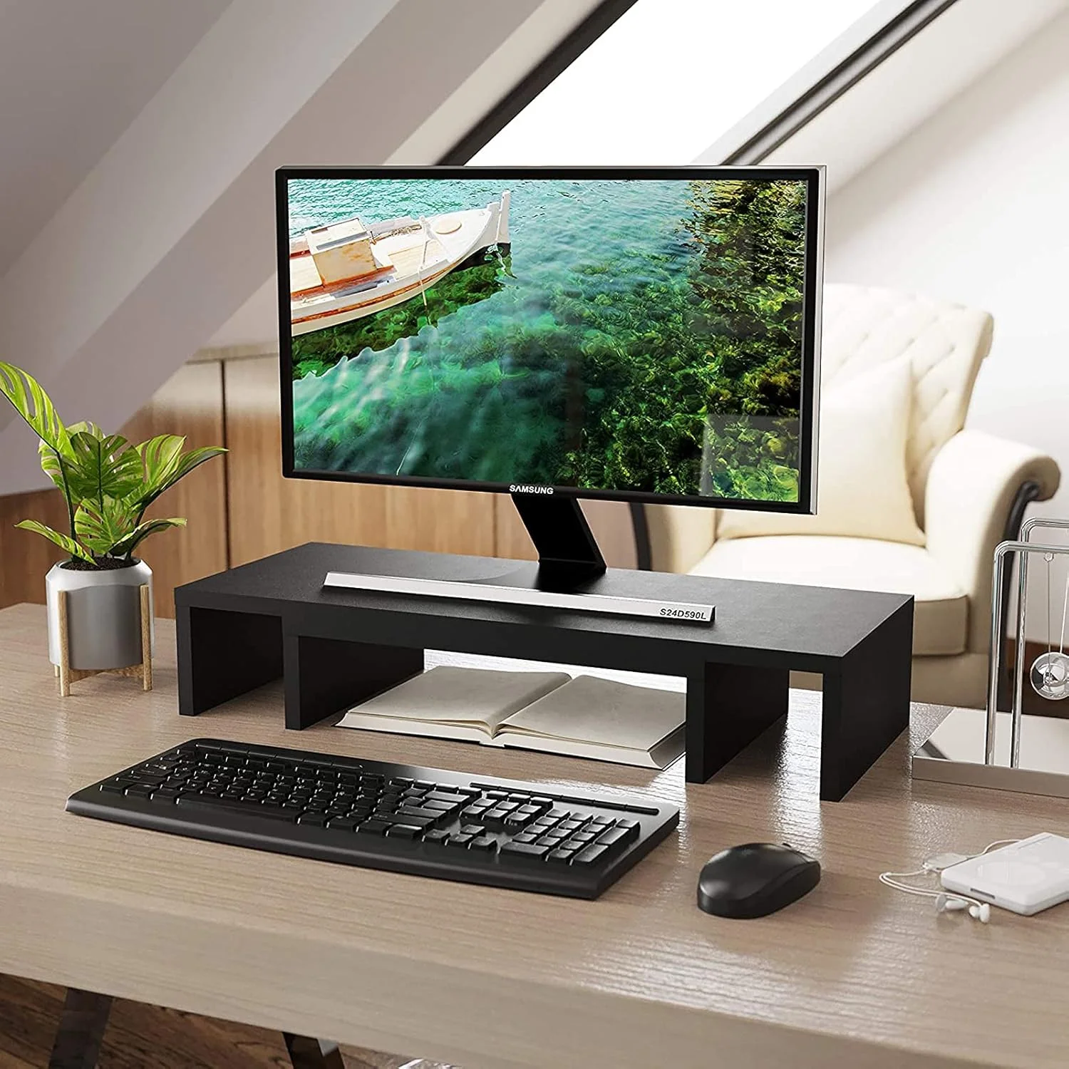 پایه نگهدارنده دو مانیتوره با طول و زاویه قابل تنظیم، مناسب برای 2 مانیتور، استند سازمان دهنده رومیزی اداری مناسب برای کامپیوتر، لپ تاپ، PC، تلویزیون (مشکی) پایه نگهدارنده دو مانیتوره با طول و زاویه قابل تنظیم، مناسب برای 2 مانیتور، استند سازمان دهنده رومیزی اداری مناسب برای کامپیوتر، لپ تاپ، PC، تلویزیون (مشکی)