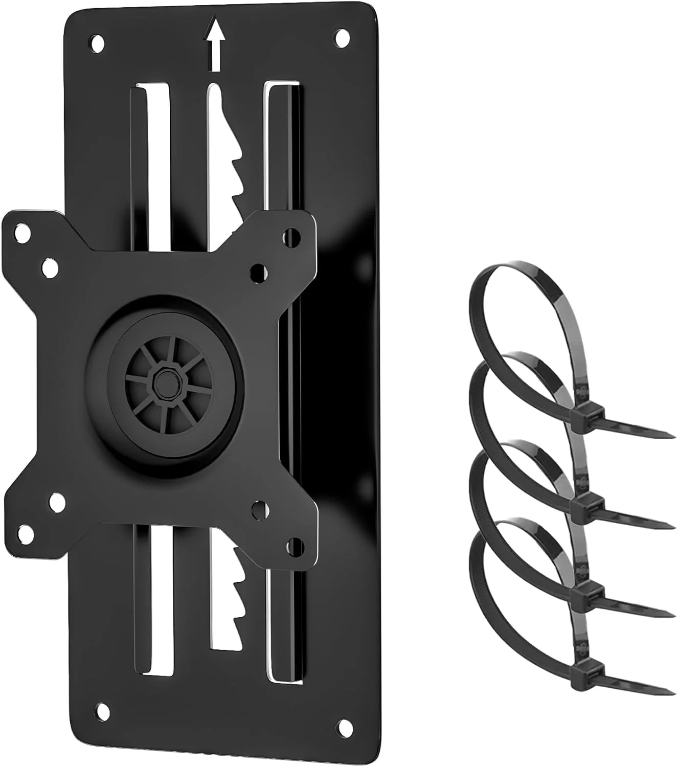 پایه دیواری مانیتور PUTORSEN با قابلیت تنظیم ارتفاع برای مانیتورهای 13 تا 35 اینچ، بازوی مانیتور تک حالته با حرکت کامل و فوق العاده باریک با VESA 75x75/100x100mm تا 10 کیلوگرم