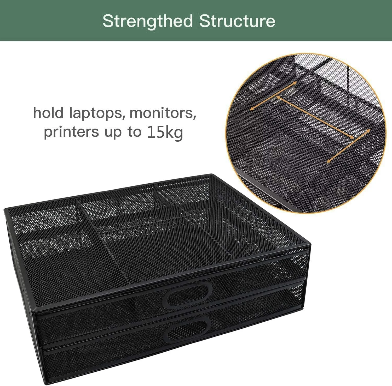 پایه مانیتور و نظم دهنده میز NP ZYTSHOP، نظم دهنده کشو میز، پایه بالابر مانیتور، لوازم التحریر سنگین، پایه مانیتور برای میز، لوازم جانبی میز و سازمان دهنده فضای کاری