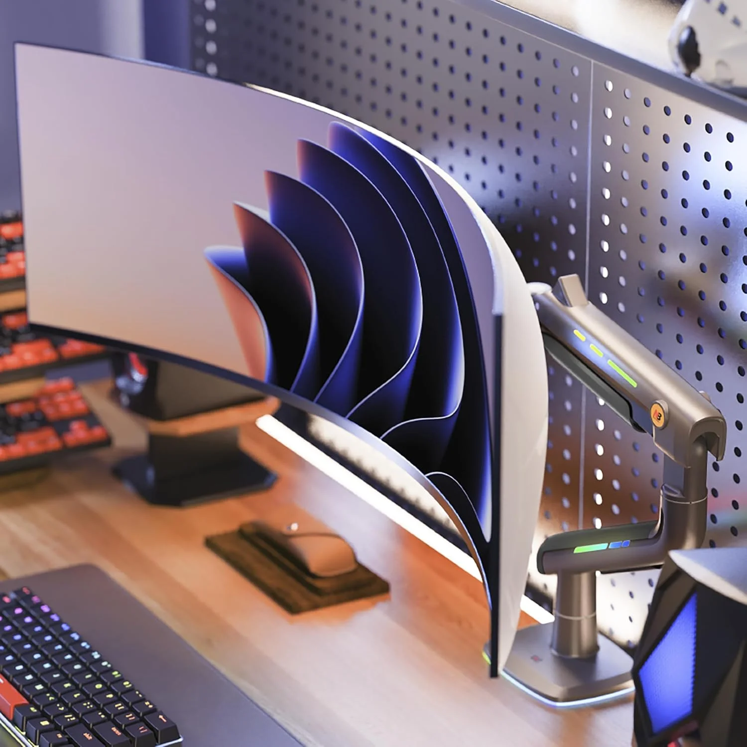 بازوی مانیتور گیمینگ برای مانیتورهای تخت/ فوق عریض/ منحنی ۳۲ تا ۶۰ اینچ، پایه مانیتور سنگین با تحمل وزن تا ۲۰ کیلوگرم، نصب VESA با ابعاد ۷۵/۱۰۰ میلیمتر (خاکستری مشکی) F5-G بازوی مانیتور گیمینگ برای مانیتورهای تخت/ فوق عریض/ منحنی ۳۲ تا ۶۰ اینچ، پایه مانیتور سنگین با تحمل وزن تا ۲۰ کیلوگرم، نصب VESA با ابعاد ۷۵/۱۰۰ میلیمتر (خاکستری مشکی) F5-G