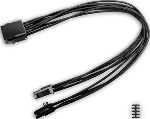 کابل افزایش طول منبع تغذیه دیپ کول مدل DP-EC300-CPU8P-BK مشکی، 345 x 25 x 17 میلی متر، سیم 18AWG با کیفیت بالا، ترمینال با کیفیت بالا، طول 300 میلی متر، استاندارد ATX PS2، مشکی | DP-EC300-CPU8P-BK