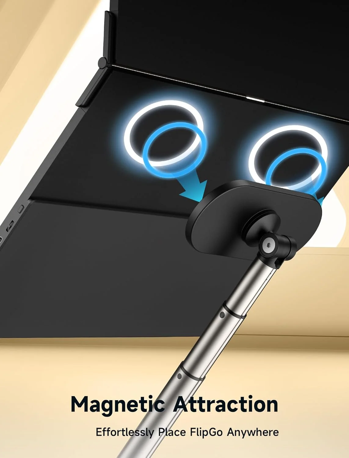 پایه مغناطیسی JSAUX برای مانیتور قابل حمل FlipGo 16"، 15.6" و 13.5"، چرخش 180 درجه، تنظیم آزادانه ارتفاع و زوایای مختلف، پایه پایدار برای مانیتور FlipGo پایه مغناطیسی JSAUX برای مانیتور قابل حمل FlipGo 16"، 15.6" و 13.5"، چرخش 180 درجه، تنظیم آزادانه ارتفاع و زوایای مختلف، پایه پایدار برای مانیتور FlipGo