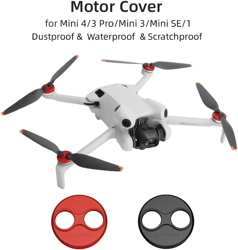محافظ موتور BTG برای DJI Mini 4 Pro/3 Pro/3/SE، درپوش های محافظ موتور هواپیماهای بدون سرنشین (قرمز) محافظ موتور BTG برای DJI Mini 4 Pro/3 Pro/3/SE، درپوش های محافظ موتور هواپیماهای بدون سرنشین (قرمز)