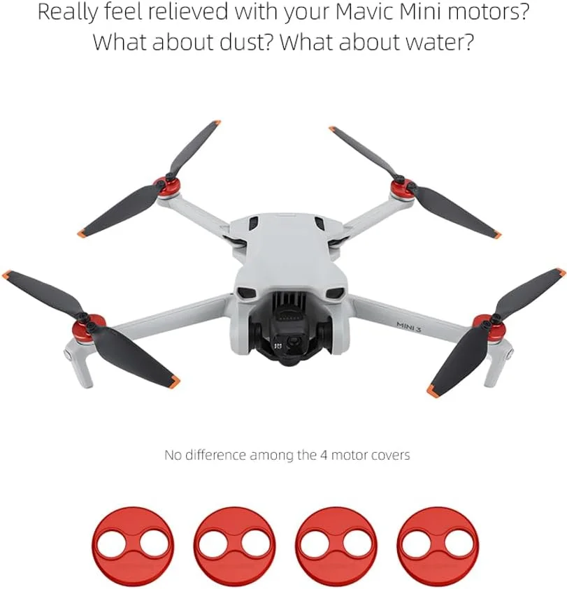 محافظ موتور BTG برای DJI Mini 4 Pro/3 Pro/3/SE، درپوش های محافظ موتور هواپیماهای بدون سرنشین (قرمز) محافظ موتور BTG برای DJI Mini 4 Pro/3 Pro/3/SE، درپوش های محافظ موتور هواپیماهای بدون سرنشین (قرمز)