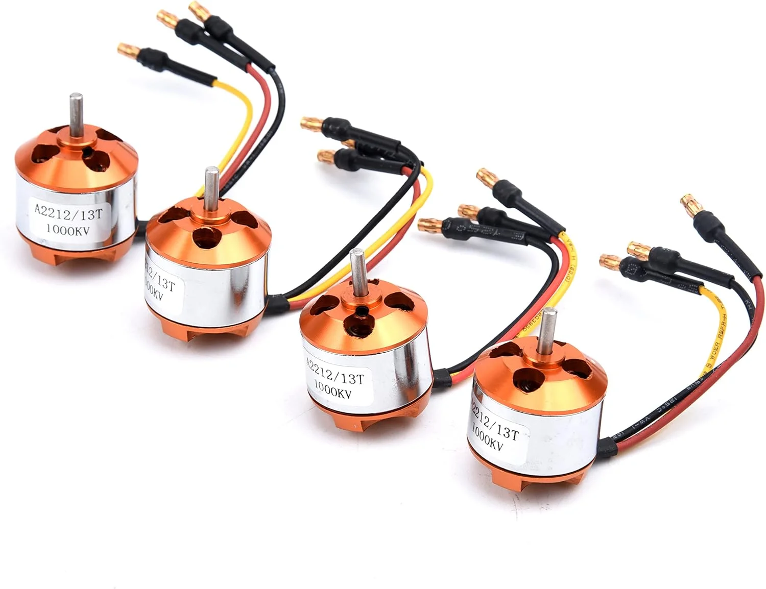 موتور براشلس A2212 1000KV با کانکتورهای موزی نری 3.5 میلی‌متری برای هواپیماهای DIY RC، مولتی‌کوپتر، کوادکوپتر و پهپاد