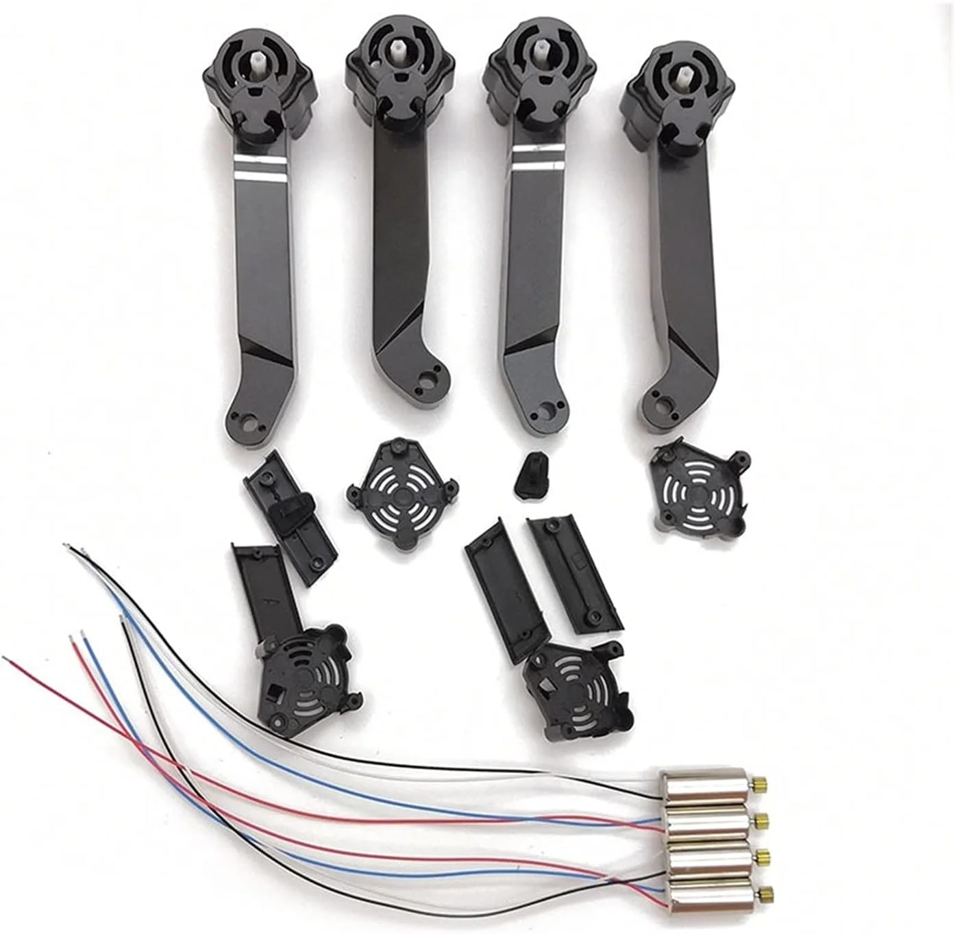 کیت قطعات یدکی موتور بازوی موتور CW CCW با چرخ دنده، مجموعه قطعات جایگزین، برای پهپاد SG901 SG-901 RC