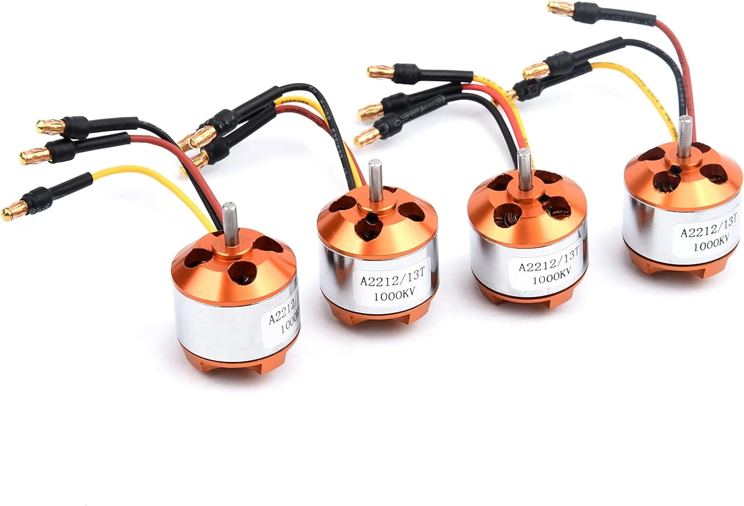 موتور براشلس A2212 1000KV با کانکتورهای موزی نری 3.5 میلی‌متری برای هواپیماهای DIY RC، مولتی‌کوپتر، کوادکوپتر و پهپاد
