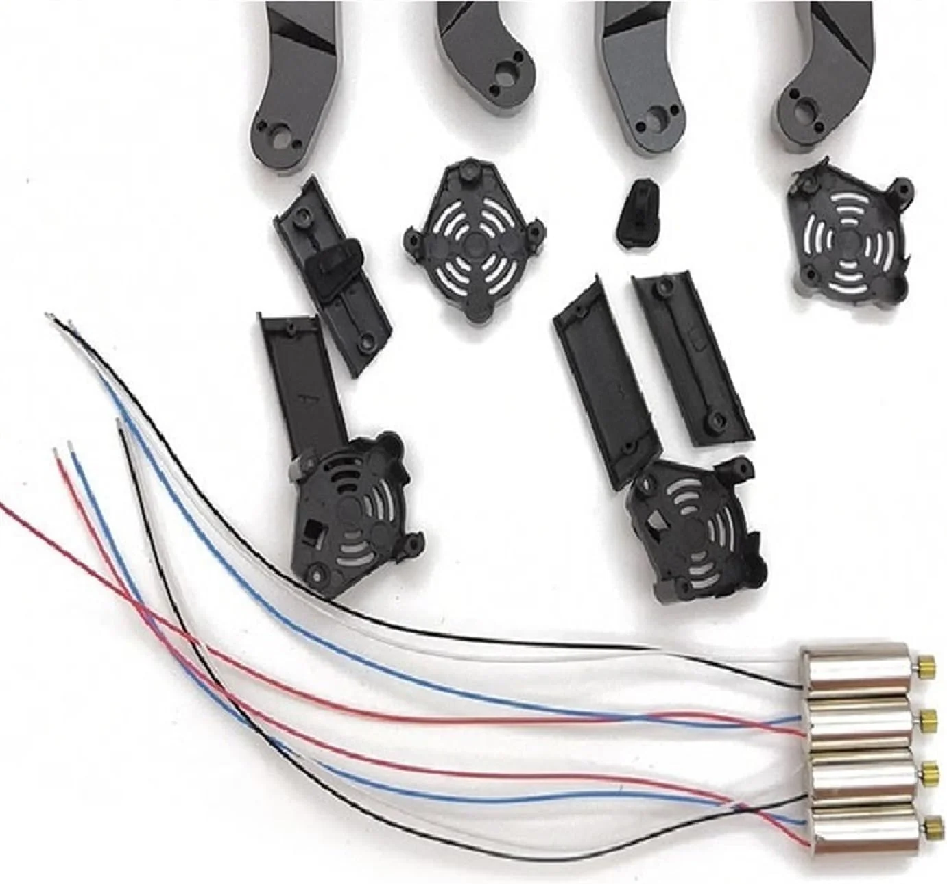 کیت قطعات یدکی موتور بازوی موتور CW CCW با چرخ دنده، مجموعه قطعات جایگزین، برای پهپاد SG901 SG-901 RC