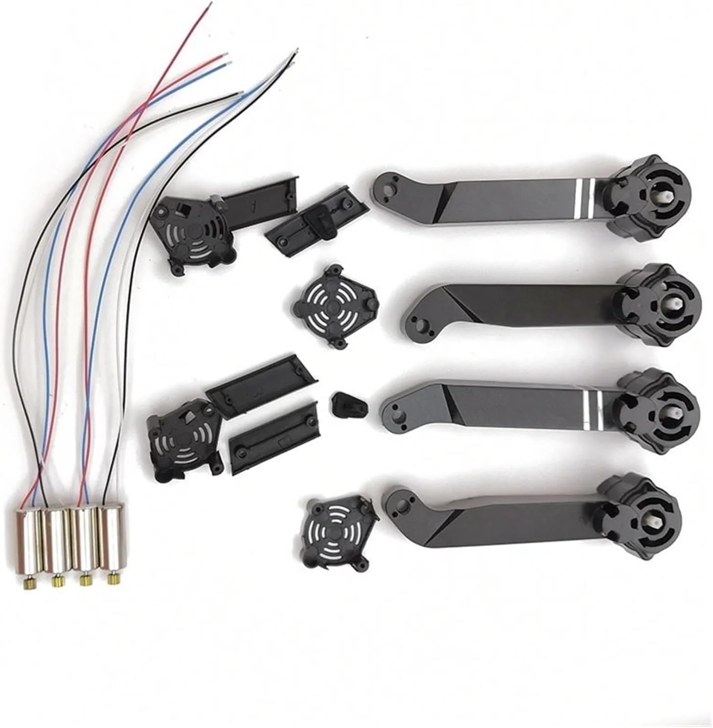 کیت قطعات یدکی موتور بازوی موتور CW CCW با چرخ دنده، مجموعه قطعات جایگزین، برای پهپاد SG901 SG-901 RC