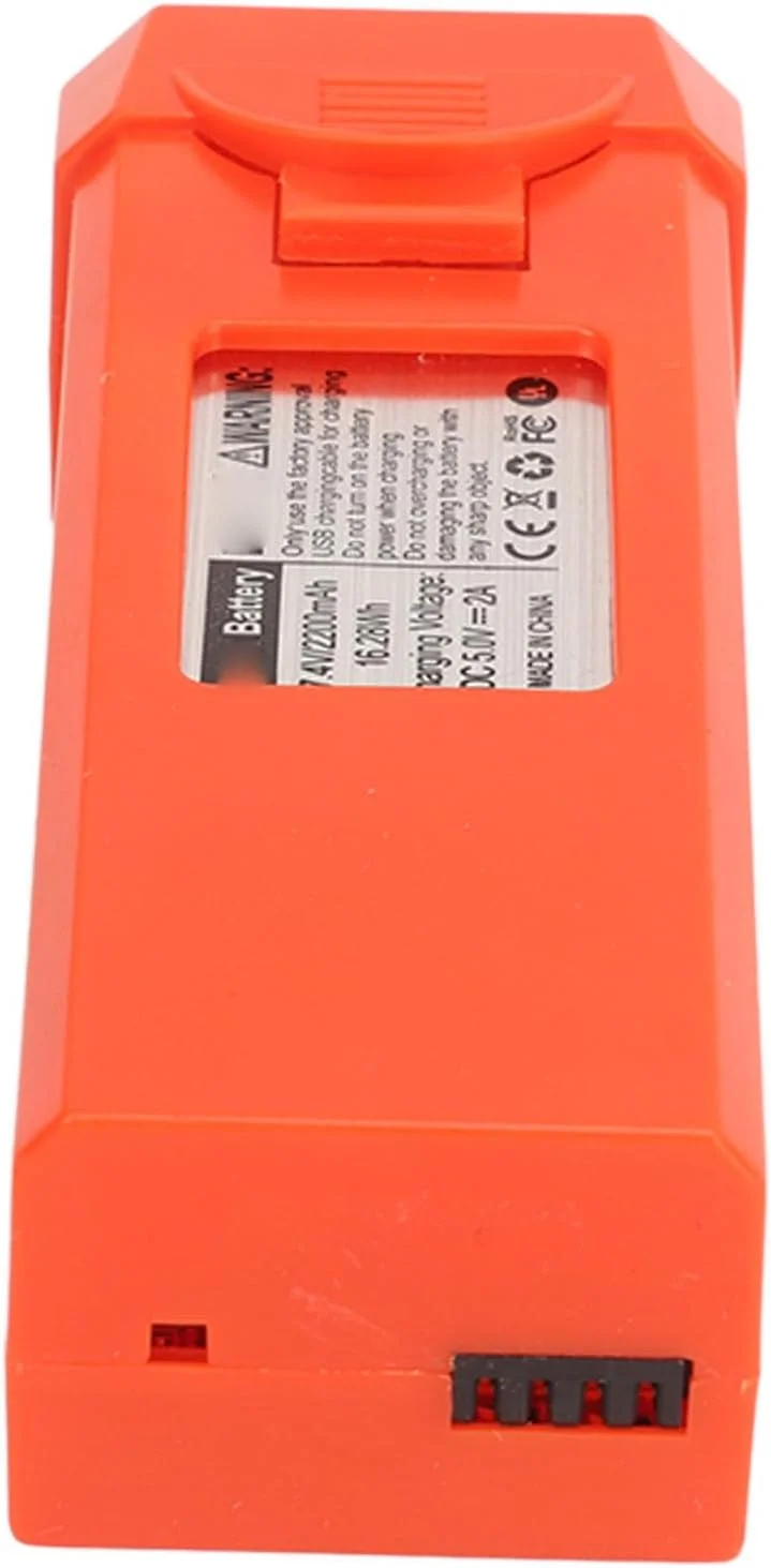 باتری لیتیومی 7.4 ولت 2200 میلی آمپر ساعت برای کوادکوپتر LYERC L900 PRO SE (نارنجی)