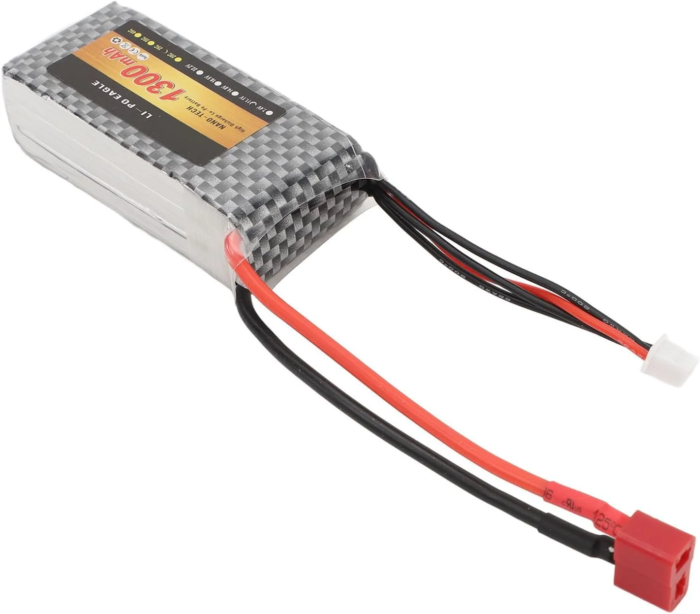 باتری لیتیومی Cryfokt، باتری لیپو 3s 11.1V RC با عمر طولانی کانکتور 25CT برای پهپاد FPV و هلیکوپتر